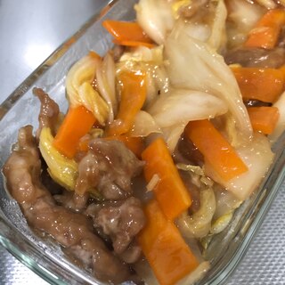 豚肉と白菜の中華あんかけ